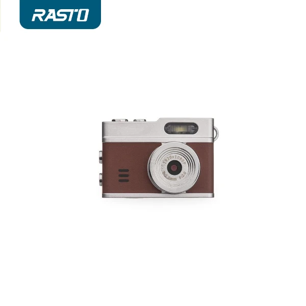 【RASTO 中景】RP1 Full HD 1080P 微型數位拍照錄影相機｜咖色(超迷你口袋相機輕巧隨身帶著走)