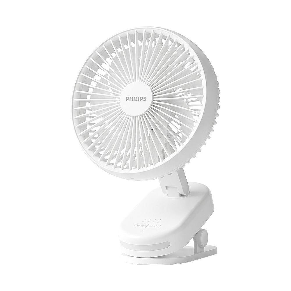 【PHILIPS 飛利浦】180度擺頭 摺疊夾式風扇 ACR2122DM(能夾/能立/能定時)