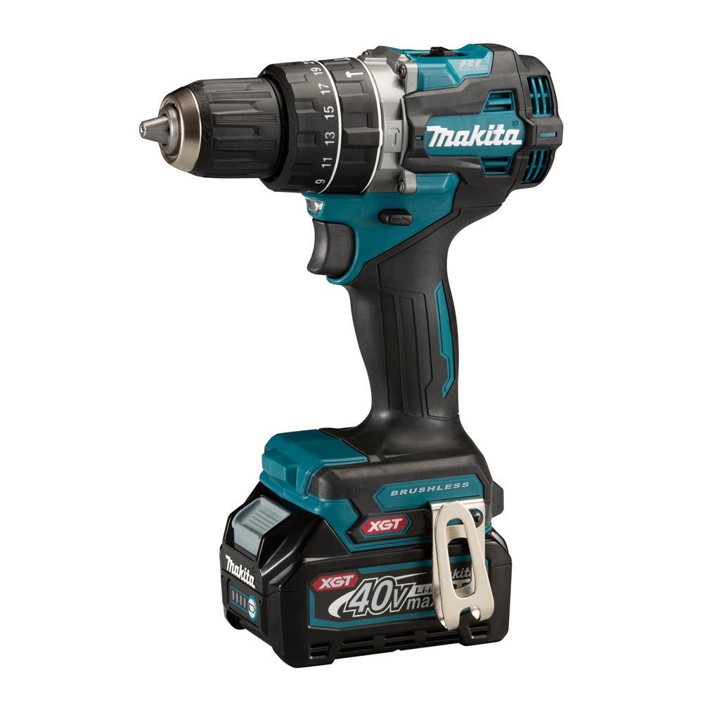 【MAKITA】40V無刷震動起子電鑽 2.5Ah雙電組(HP002GD201)