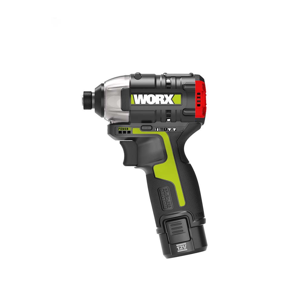 【WORX】12V無刷鋰電衝擊起子 雙電池 (WU132)(WU132)