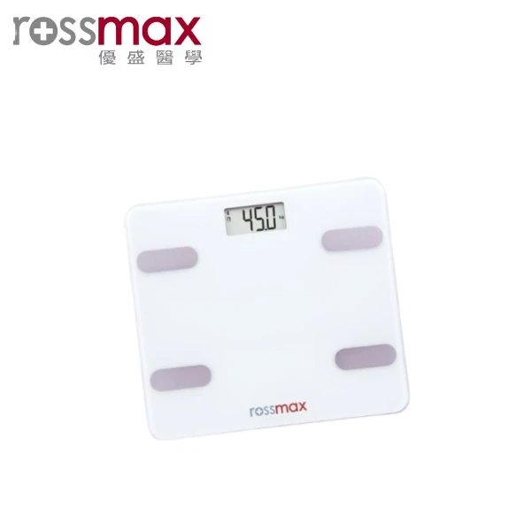 【Rossmax 優盛】Rossmax 優盛 藍牙體重 體脂計 LS212-B (1入)
