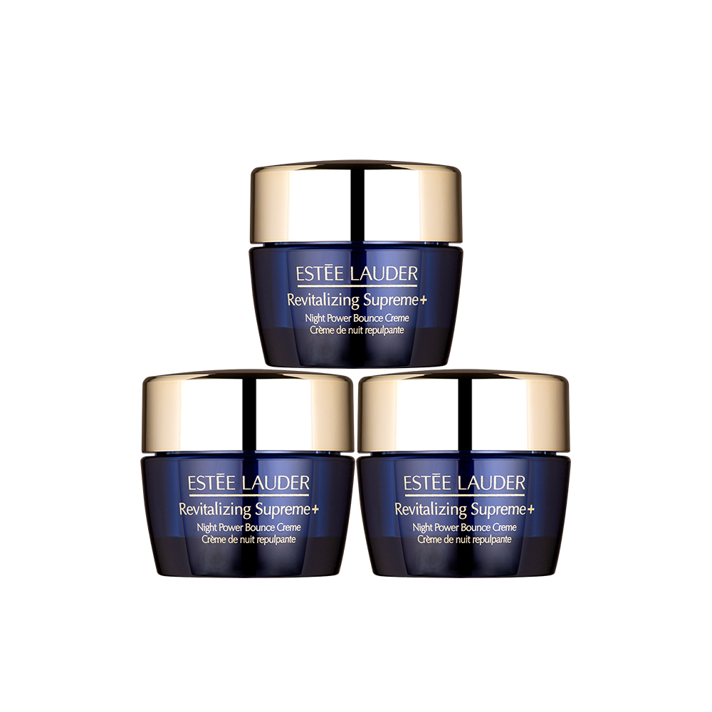 【ESTEE LAUDER 雅詩蘭黛】年輕無敵一夜修護膠原霜 專櫃公司貨 (效期202804)( 15ml 三入組)