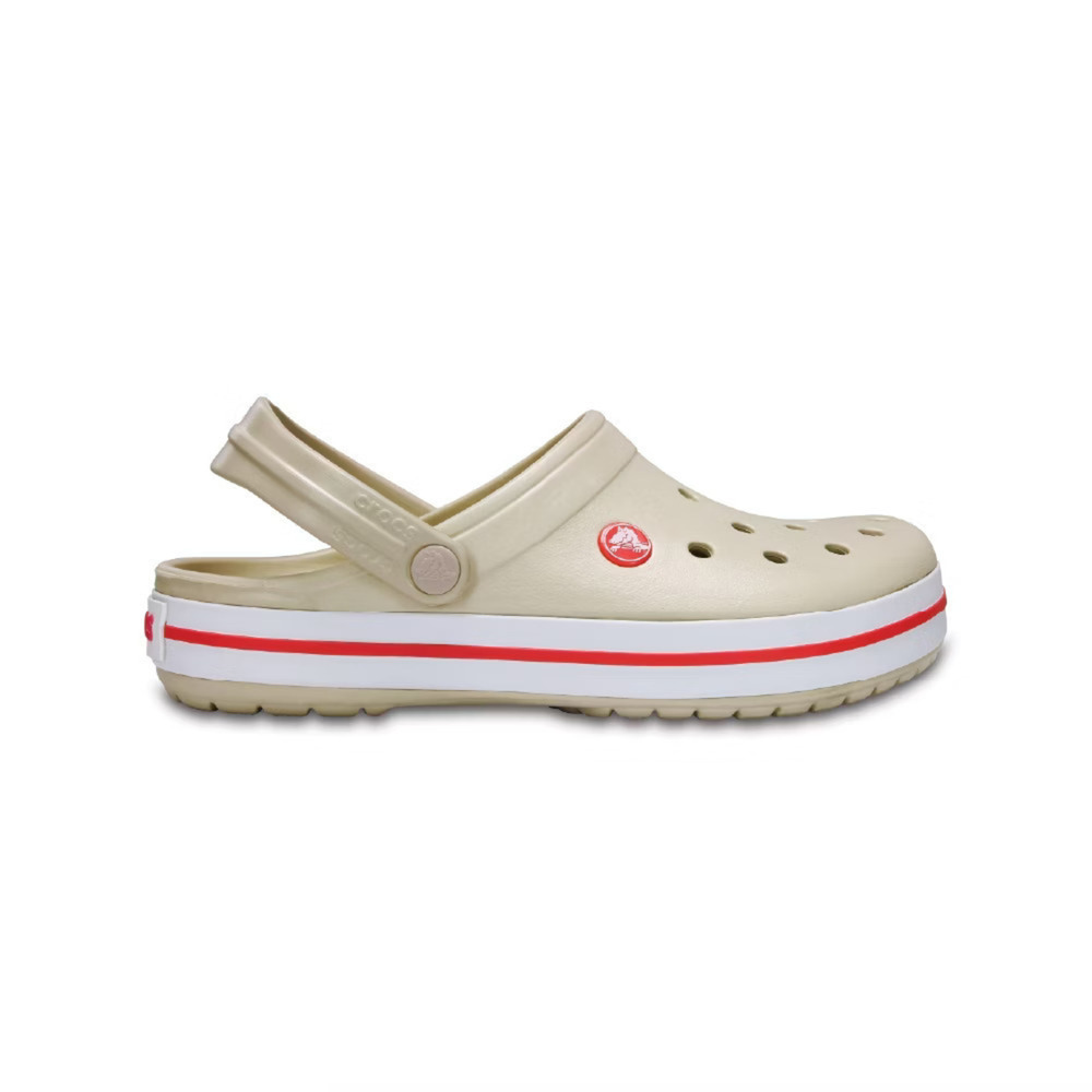 【CROCS】卡駱馳 Crocband Clog 男女 洞洞鞋 輕量 防水 涼鞋 米(11016-1AS)