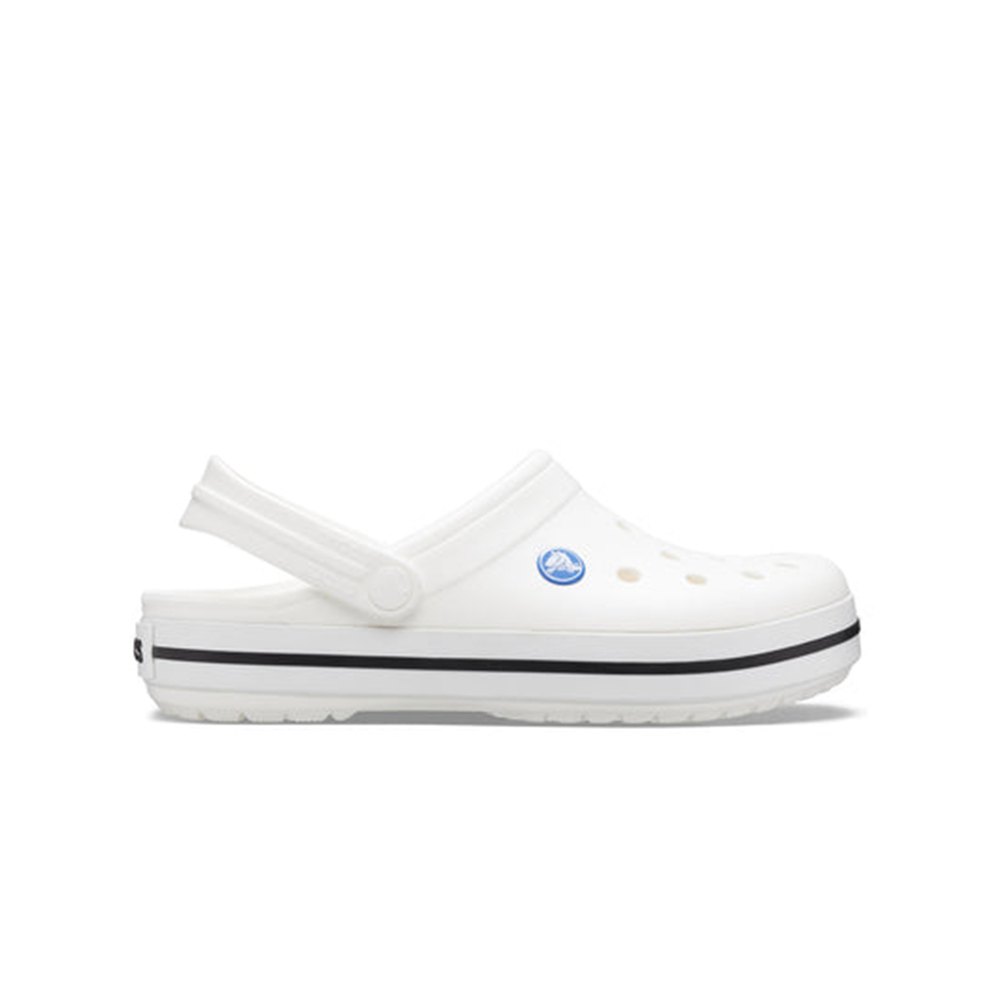 【CROCS】卡駱馳 Crocband Clog 男女 洞洞鞋 輕量 防水 涼鞋 白(11016-100)