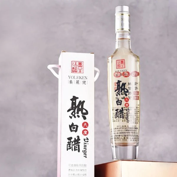 【125K百茶老醋】九度熟白醋400ML(400ML)