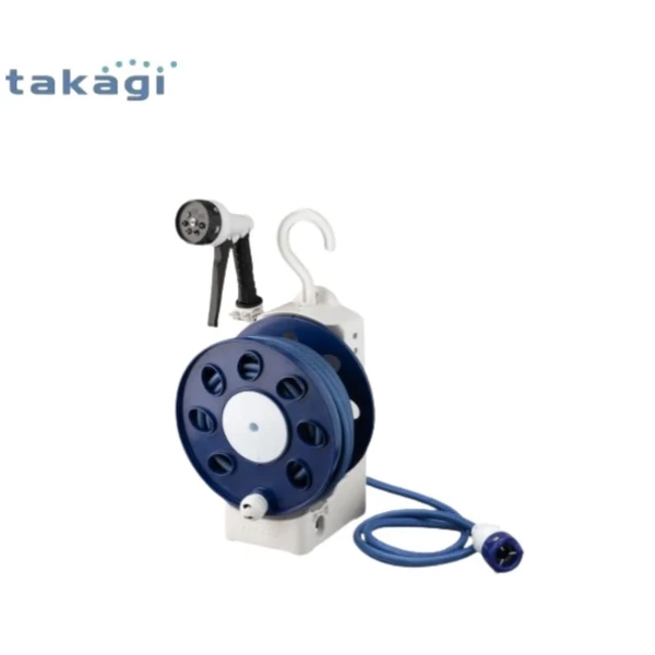 【takagi】日本TAKAGI 10m - R1410NB7【 一按裝卸 | 5種灑水模式 | 室外灑水用】(1台)