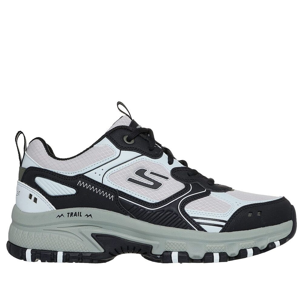 【SKECHERS】Hillcrest 男 休閒 戶外鞋 步道 灰 綠(237754BKMT)