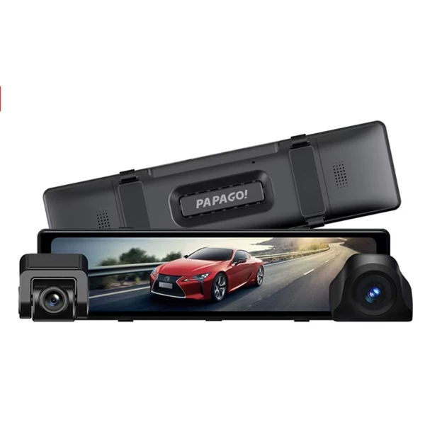 【PAPAGO】 RAY DW2第2代 SONY星光夜視 升級版 2K+2K WIFI 雙分離式鏡頭 電子後視鏡(升級2年保固)