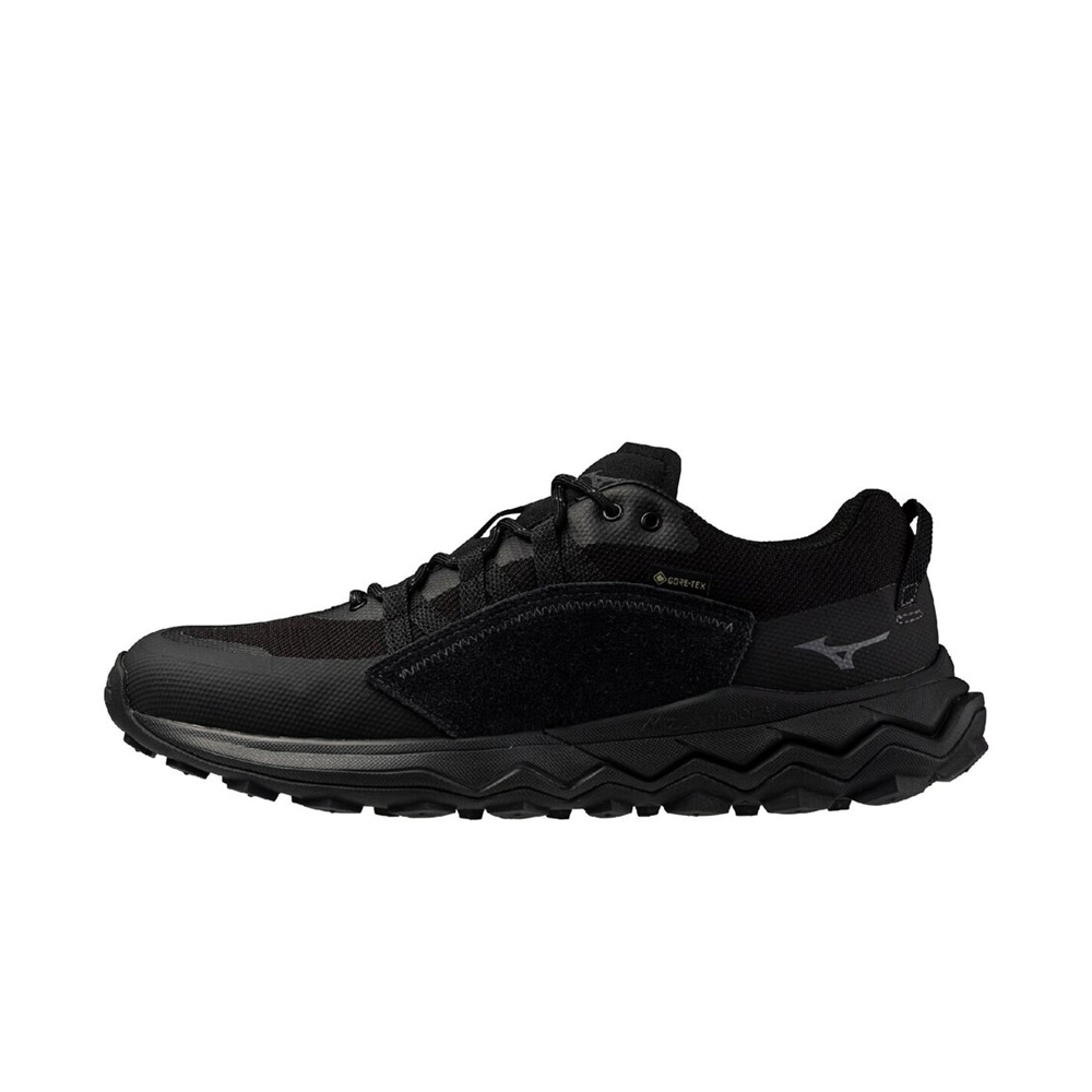 【MIZUNO】Wave Gnu GTX 男女 健走 步行鞋 寬楦 防水 舒適 走路 黑(B1GA250209)