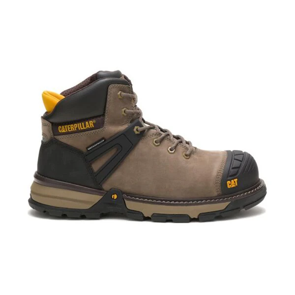 【CAT】Excavator Superlite WP CCT CSA 男 休閒鞋 全方位 卡其(CA724582)
