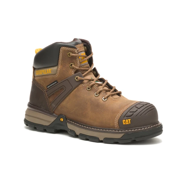 【CAT】Excavator Superlite WP CCT CSA 男 休閒鞋 全方位 深棕(CA724871)