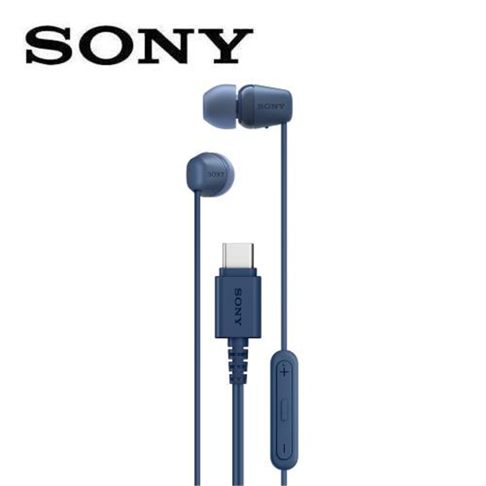 【ON】SONY 索尼 IER-EX15C 有線入耳式耳機 藍色(SONY 索尼 IER-EX15C 有線入耳式耳機 藍色)