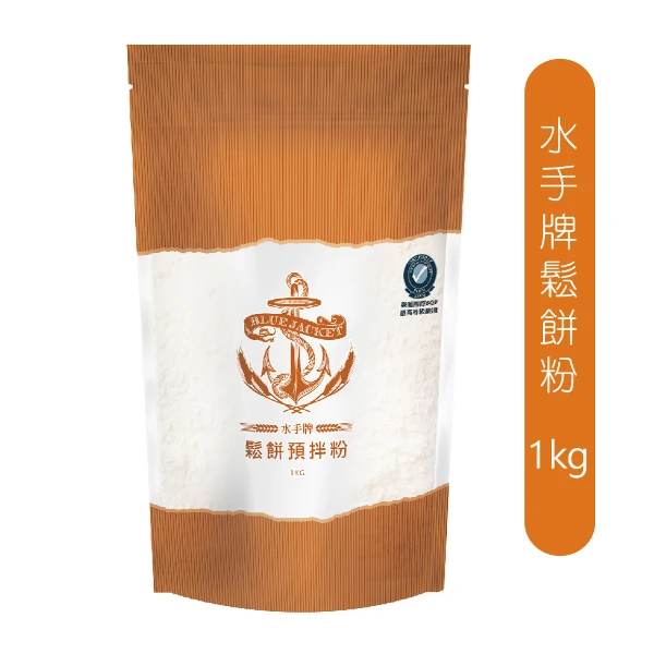 【聯華製粉】水手牌鬆餅預拌粉(1kg)