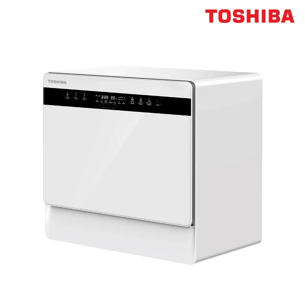 【TOSHIBA 東芝】6人份免安裝都洗霸XL洗碗機 DW-05T1-TW(送10L除濕機-福利品)
