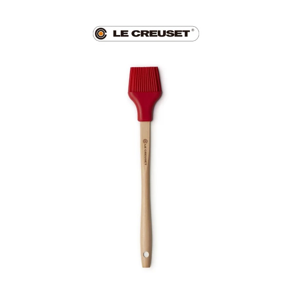 【Le Creuset】耐熱矽膠B油刷 (無盒)(櫻桃紅)