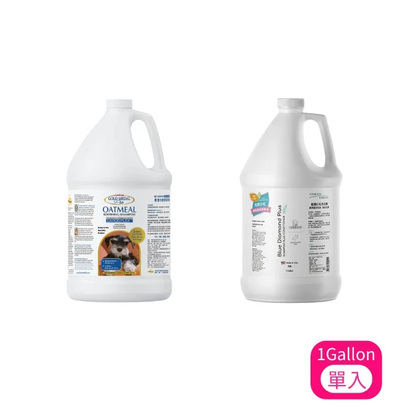 【CONNEXION】同伴 燕麥舒緩/藍鑽白毛 洗毛精 1Gallon(*1)