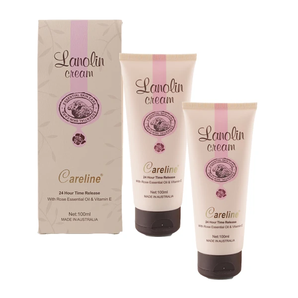【Careline】綿羊霜含玫瑰精油及維他命E(2入組 100ml/罐)