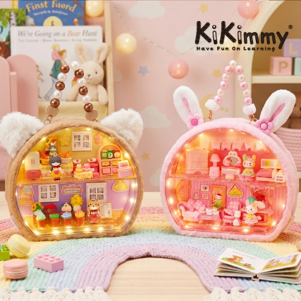 【Kikimmy】DIY 創意發光小屋收納箱(H1350)