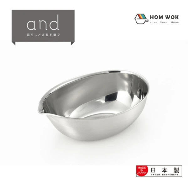 【YOSHIKAWA 吉川】日本AND不鏽鋼保存盒(水滴型) 90ml 日本製 AN0204(1入)