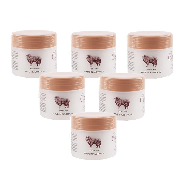 【Careline】胎盤素綿羊霜含膠原蛋白及維他命E(6入組 100ml/罐)