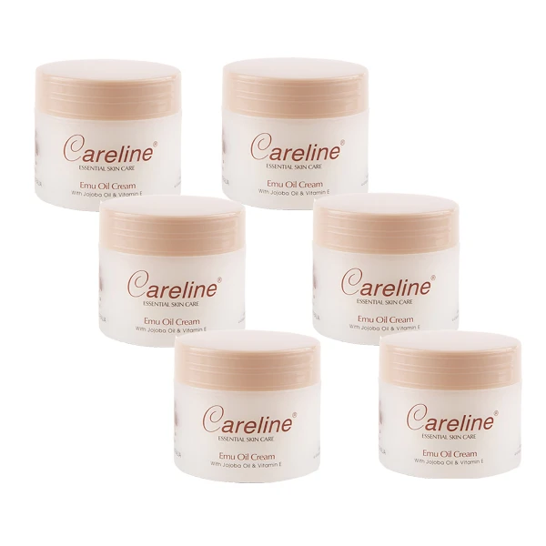 【Careline】鴯鶓油綿羊霜含荷荷芭油及維他命E(6入組 100ml/罐)