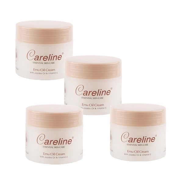 【Careline】鴯鶓油綿羊霜含荷荷芭油及維他命E(4入組 100ml/罐)