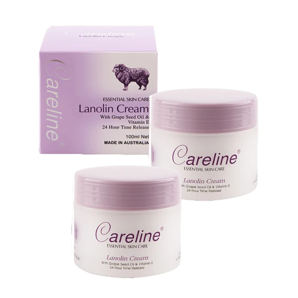 【Careline】綿羊霜含葡萄籽油及維他命E(2入組 100ml/罐)