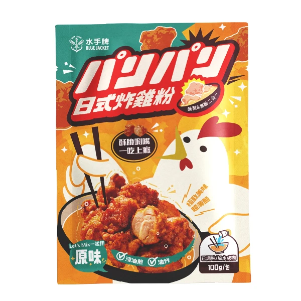 【聯華製粉】水手牌日式炸雞粉-經典原味(濕漿款/已調味)(100g)