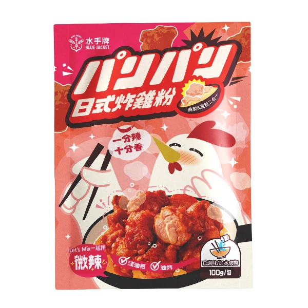 【聯華製粉】水手牌日式炸雞粉-絕妙微辣(濕漿款/已調味)(100g)