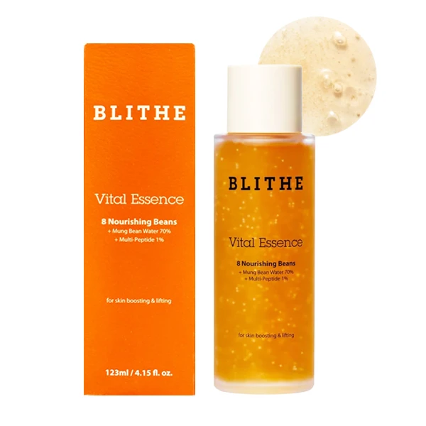 【BLITHE】保濕活膚精華水 123ml #8 種營養豆(航空版)
