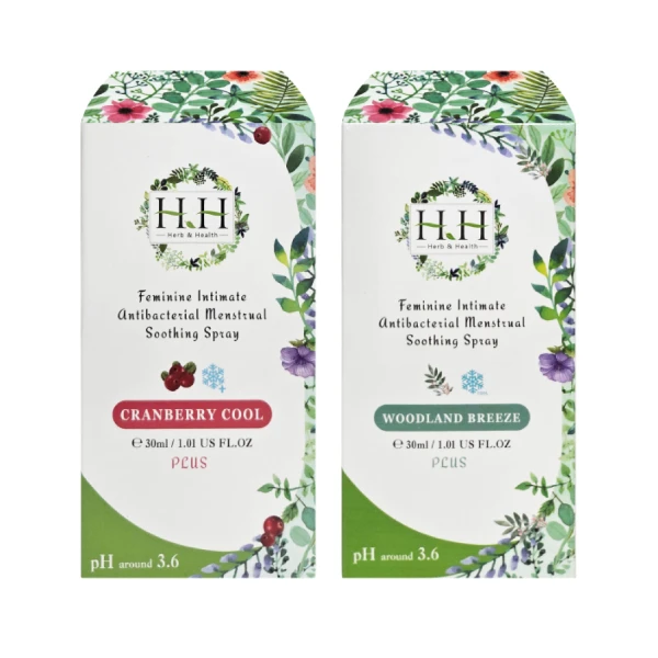 【HH草本新淨界】私密經期抗菌舒緩噴霧PLUS (2種香味任選)(30ml/瓶)