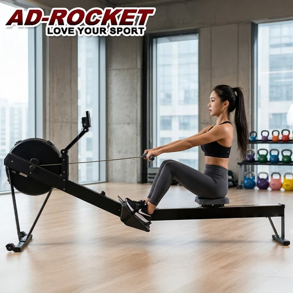 【AD-ROCKET】歐洲規格 風阻專業划船機(單入)