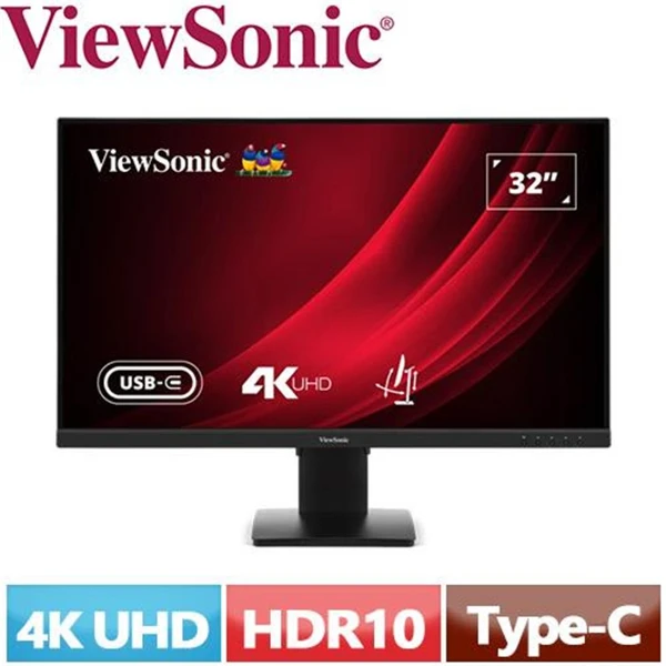 【ViewSonic 優派】ViewSonic優派 32型 VG3208U-4K 人體工學顯示器(ViewSonic優派 32型 VG3208U-4K 人體工學顯示器)