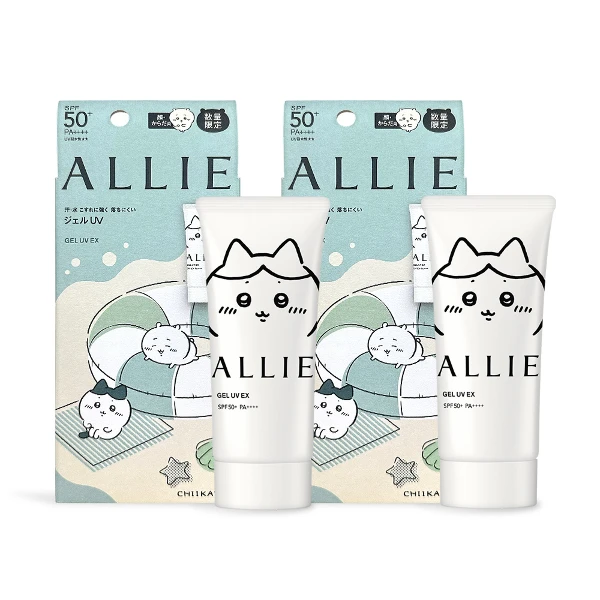 【KANEBO 佳麗寶】ALLIE持采UV高效防曬水凝乳EXP 吉伊卡哇聯名款CK SPF50+ PA++++90g*2(公司貨)