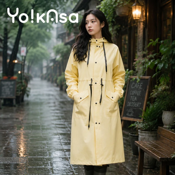 【Yo!kAsa】絕美輕便時尚雨衣(四色任選)