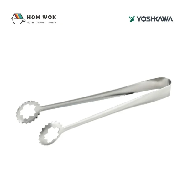 【YOSHIKAWA 吉川】日本不鏽鋼食物夾YJ2787 料理夾 日本製(1入)
