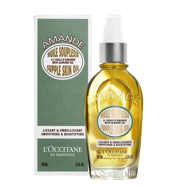 【L'Occitane 歐舒丹】杏仁緊實美膚油100ml((國際航空版))