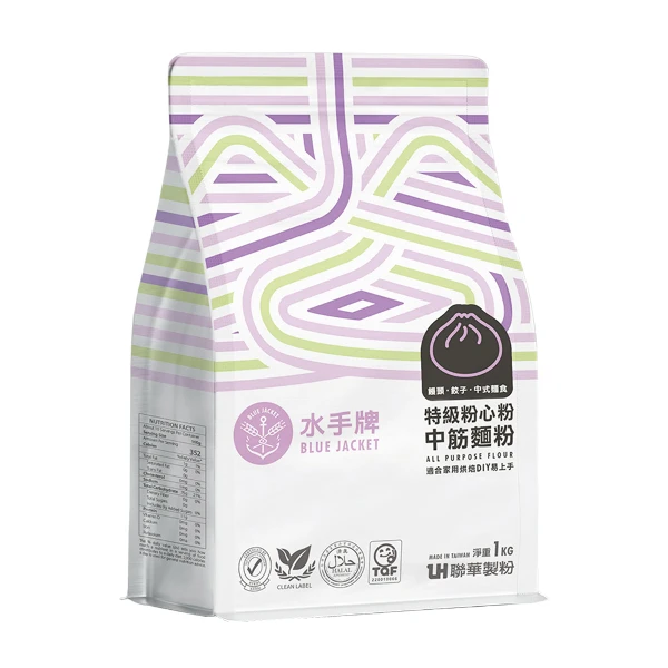 【聯華製粉】水手牌特級粉心粉(中筋麵粉)  (1kg)