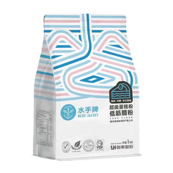 【聯華製粉】水手牌超級蛋糕粉(低筋麵粉)  (1kg)