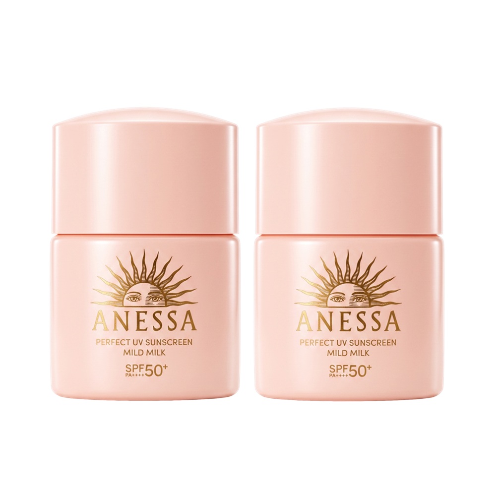 【SHISEIDO 資生堂】安耐曬輕親柔光敏感肌防曬露NA 公司貨(12ml*2)