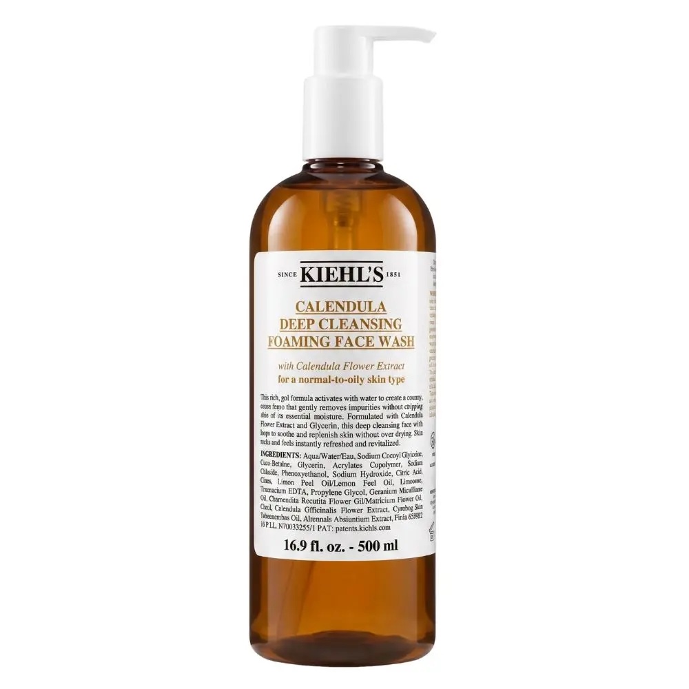 【Kiehl's 契爾氏】金盞花植物精華潔面泡泡凝露 公司貨(500ml)