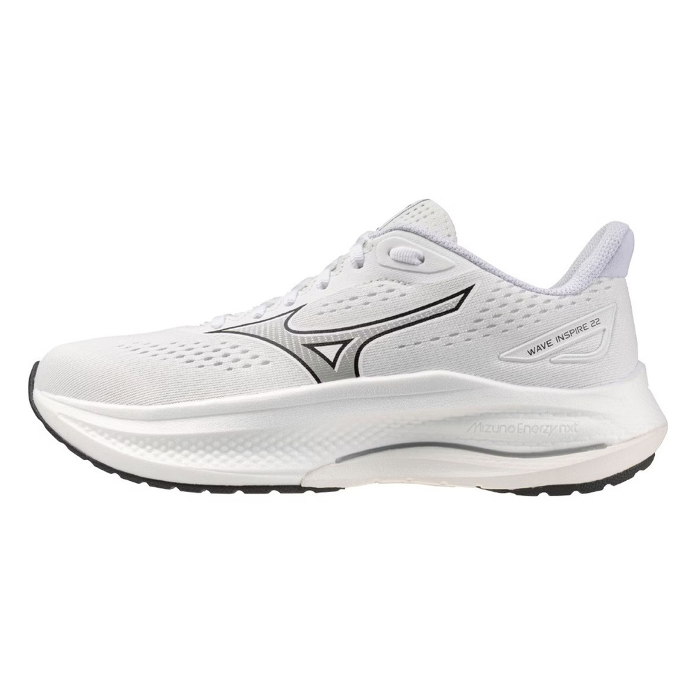 【MIZUNO】Wave Inspire 22 SW 女 慢跑鞋 超寬楦 緩震 白 灰(J1GD264577)