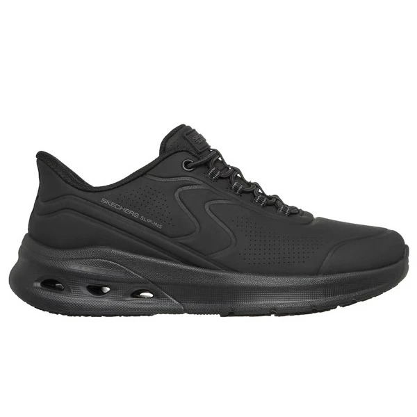 【SKECHERS】Arc Waves 2.0 SR 女 工作鞋 寬鬆版型 休閒 黑(108336WBLK)