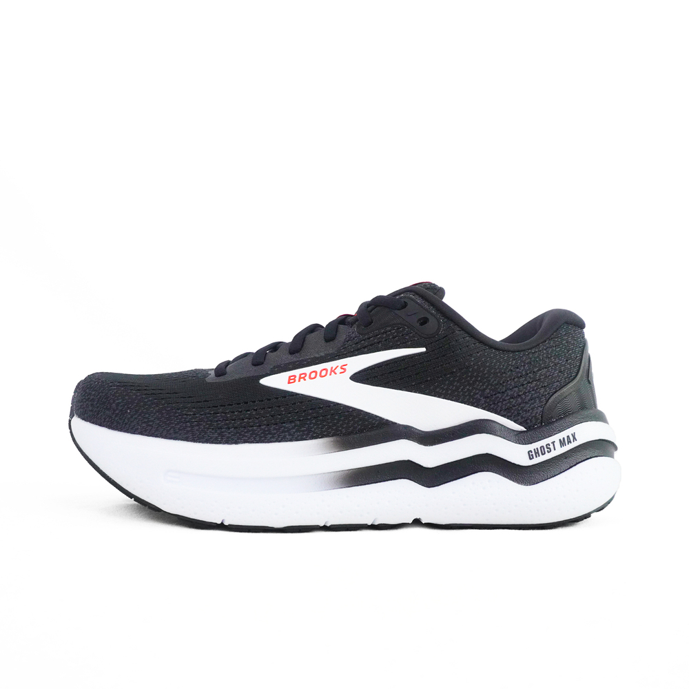 【BROOKS】Ghost Max 2 男 慢跑鞋 運動鞋 路跑 避震緩衝象限 穩定 黑 白(1104311D027)