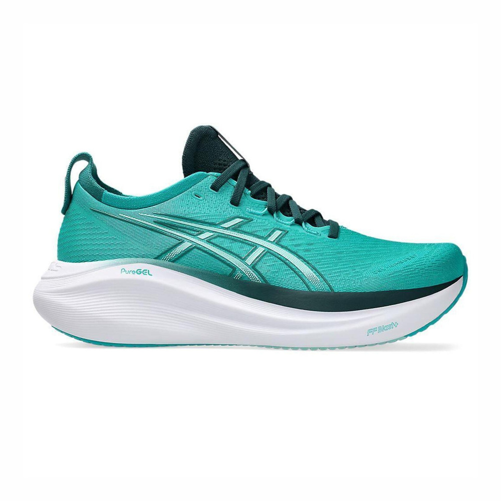 【ASICS】Gel-nimbus 27 男 慢跑鞋 彈力 支撐 緩震 綠(1011B958-400)