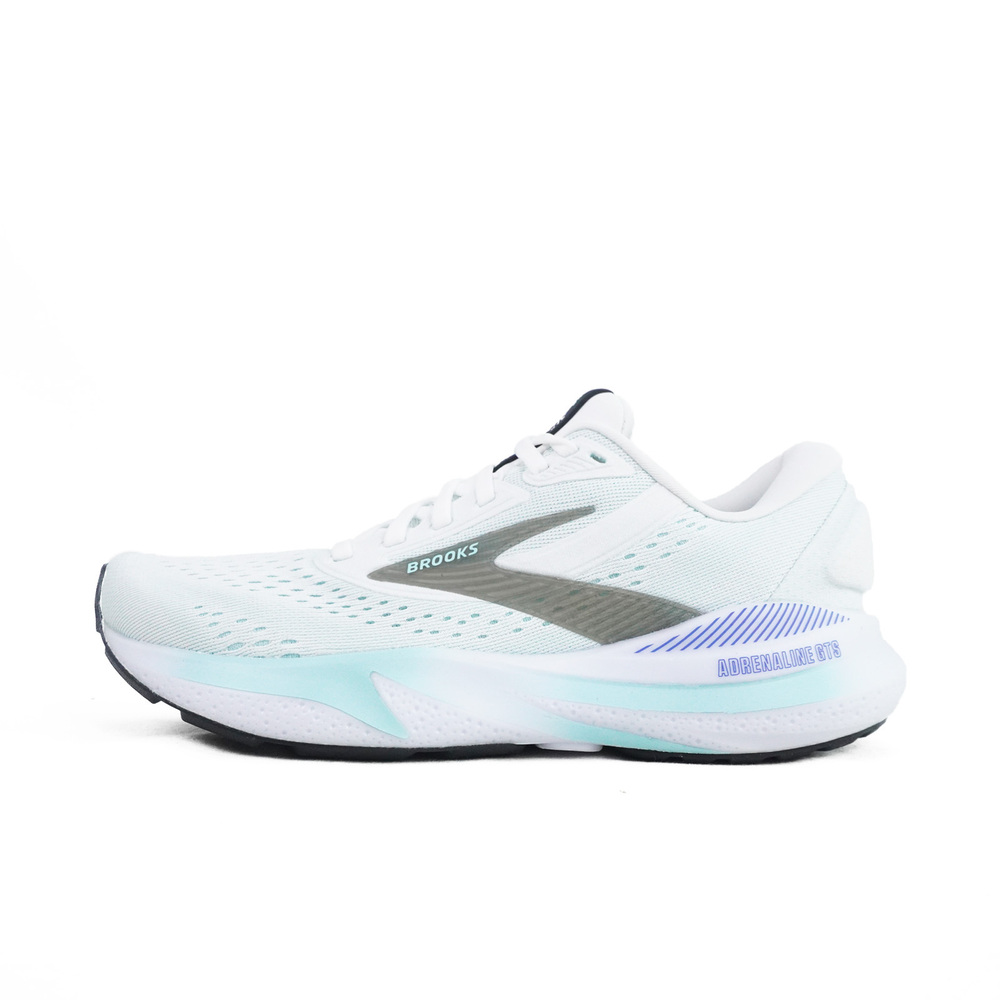 【BROOKS】Adrenaline Gts 24 女 慢跑鞋 運動鞋 避震 緩衝 白 水藍(1204261B108)