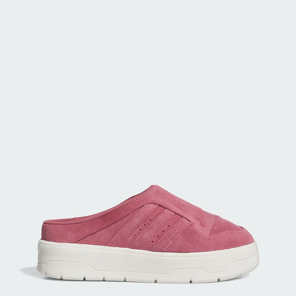 【adidas 愛迪達】Rivalry Mule W 女 穆勒鞋 休閒鞋 厚底 玫粉(IH2870)