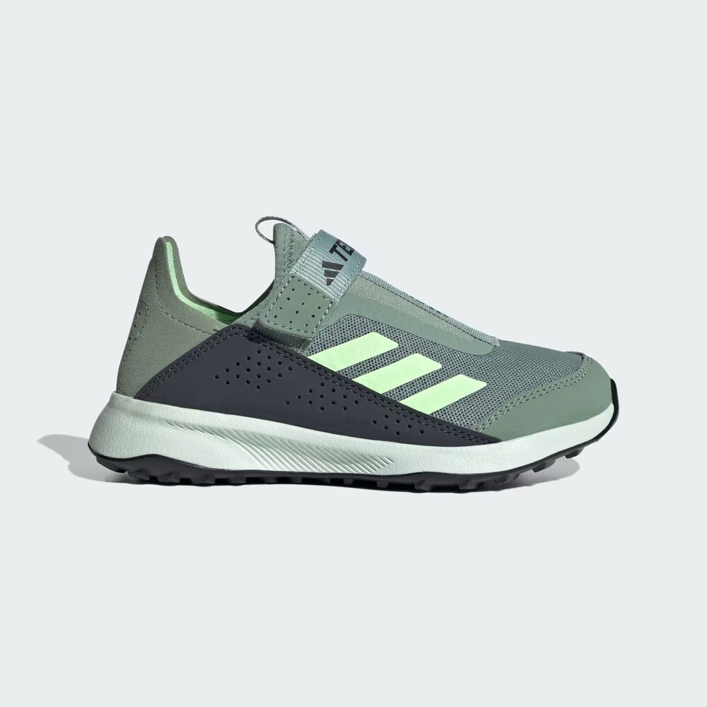 【adidas 愛迪達】Terrex Voyager 21 Slipon K 中童 登山鞋 運動鞋 包覆 綠(IE7628)