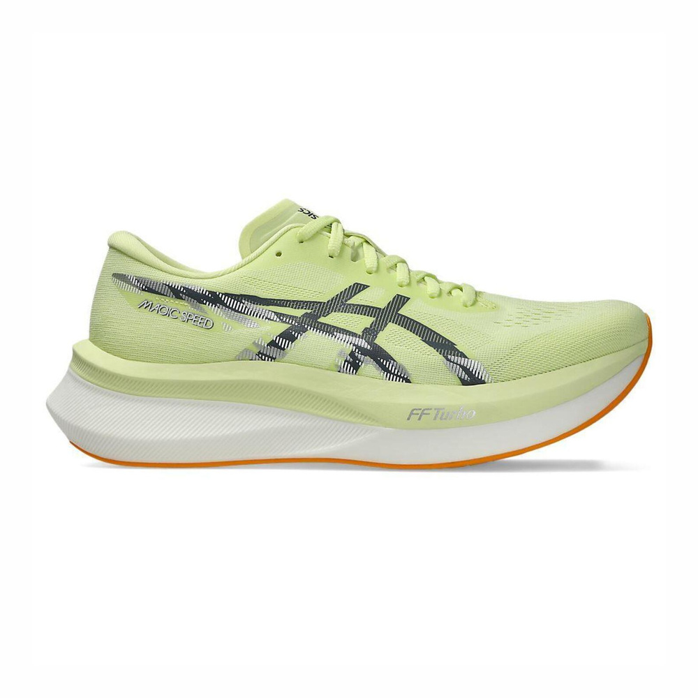 【ASICS】Magic Speed 4 男 慢跑鞋 競速 彈力 支撐 緩震 螢黃 黑(1011B875-751)
