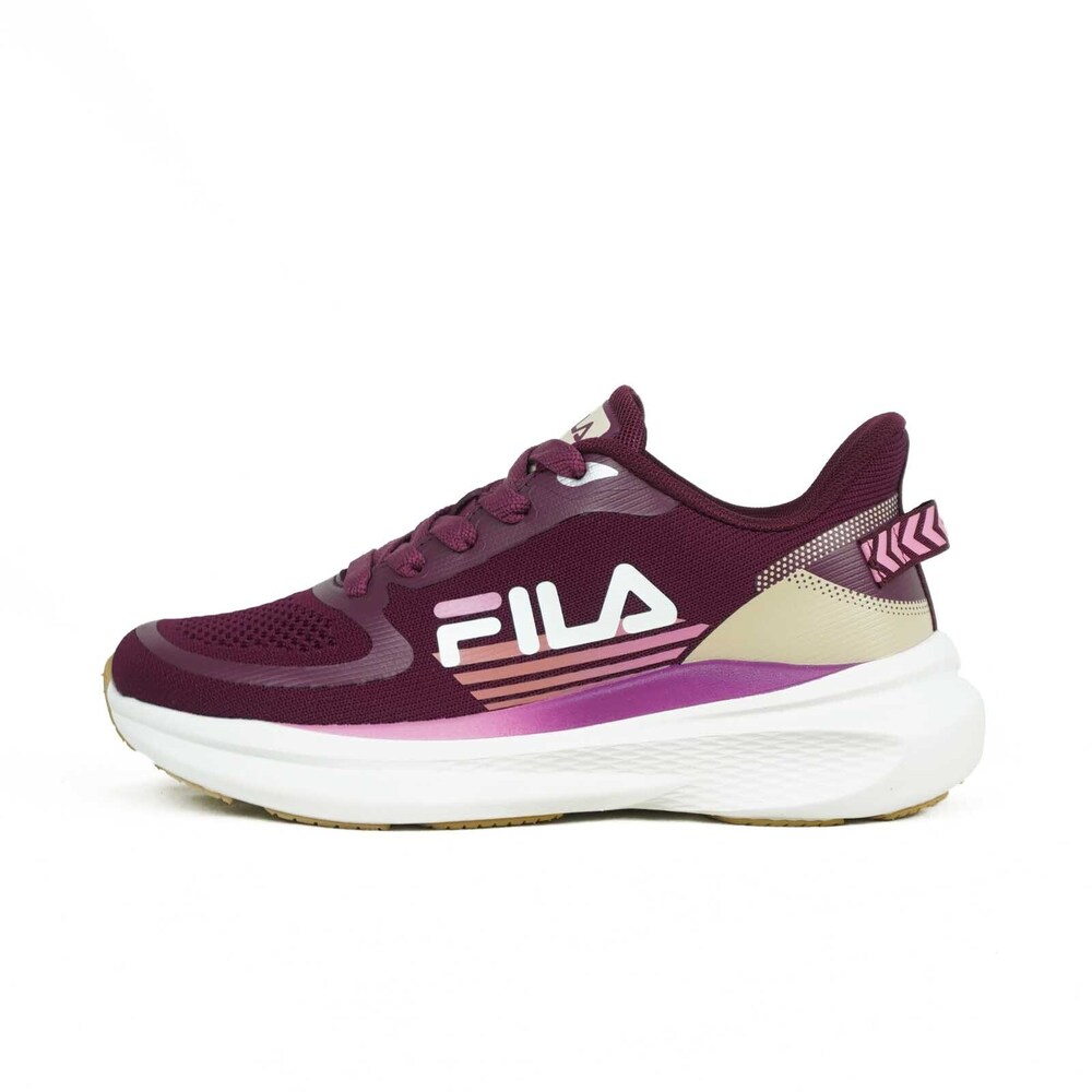 【FILA】Chasing 女 慢跑鞋 跑鞋 路跑 酒紅 紫(5-J310Z-991)
